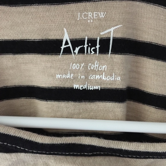 J Crew Artist T Striped Top - Picture 3 of 5